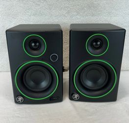 Mackie CR3 Creative Reference Multimedia Monitor Speakers Black Green 50W Pair