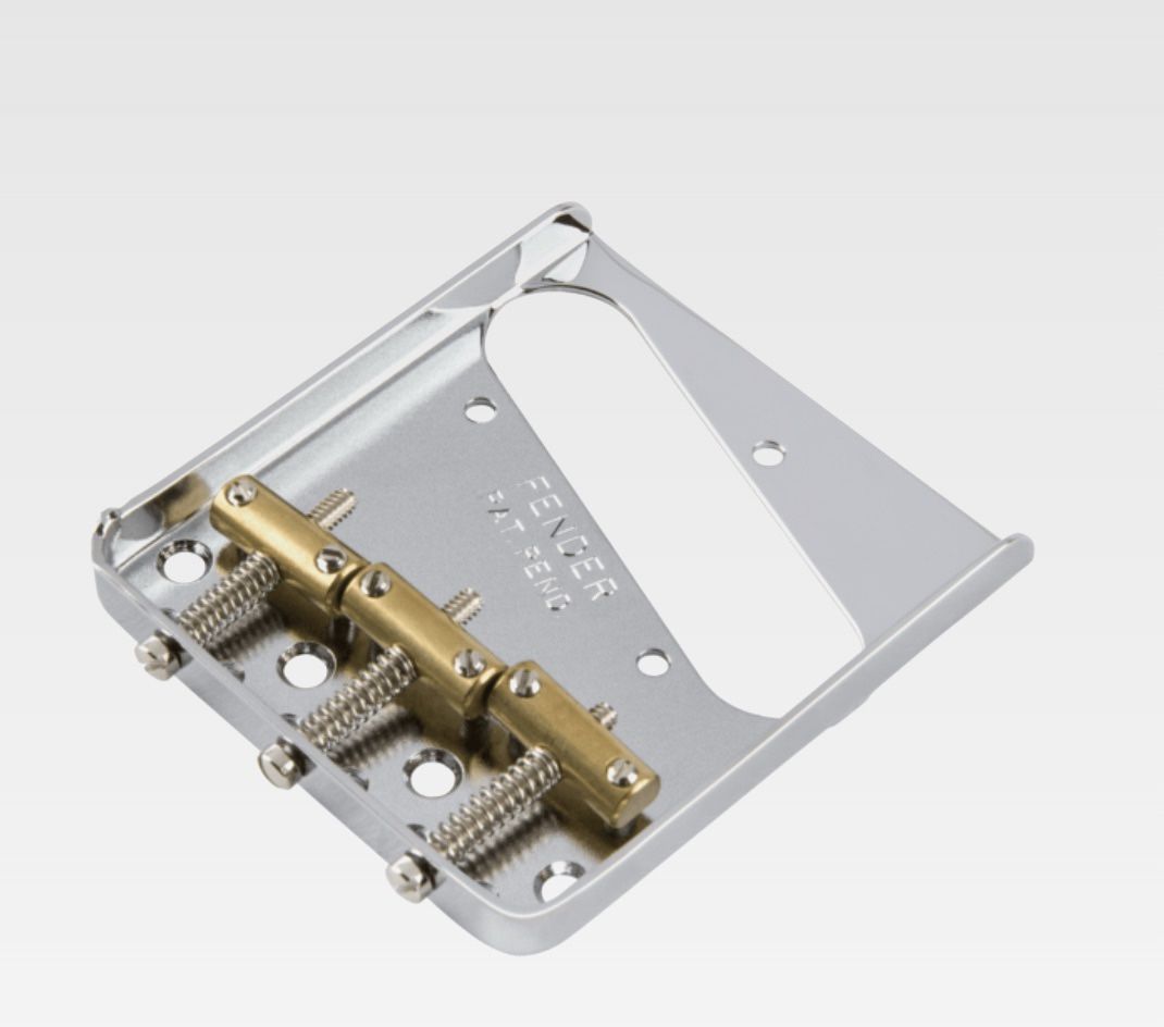 Fender 3-saddle American Vintage Telecaster Bridge Assembly - Chrome