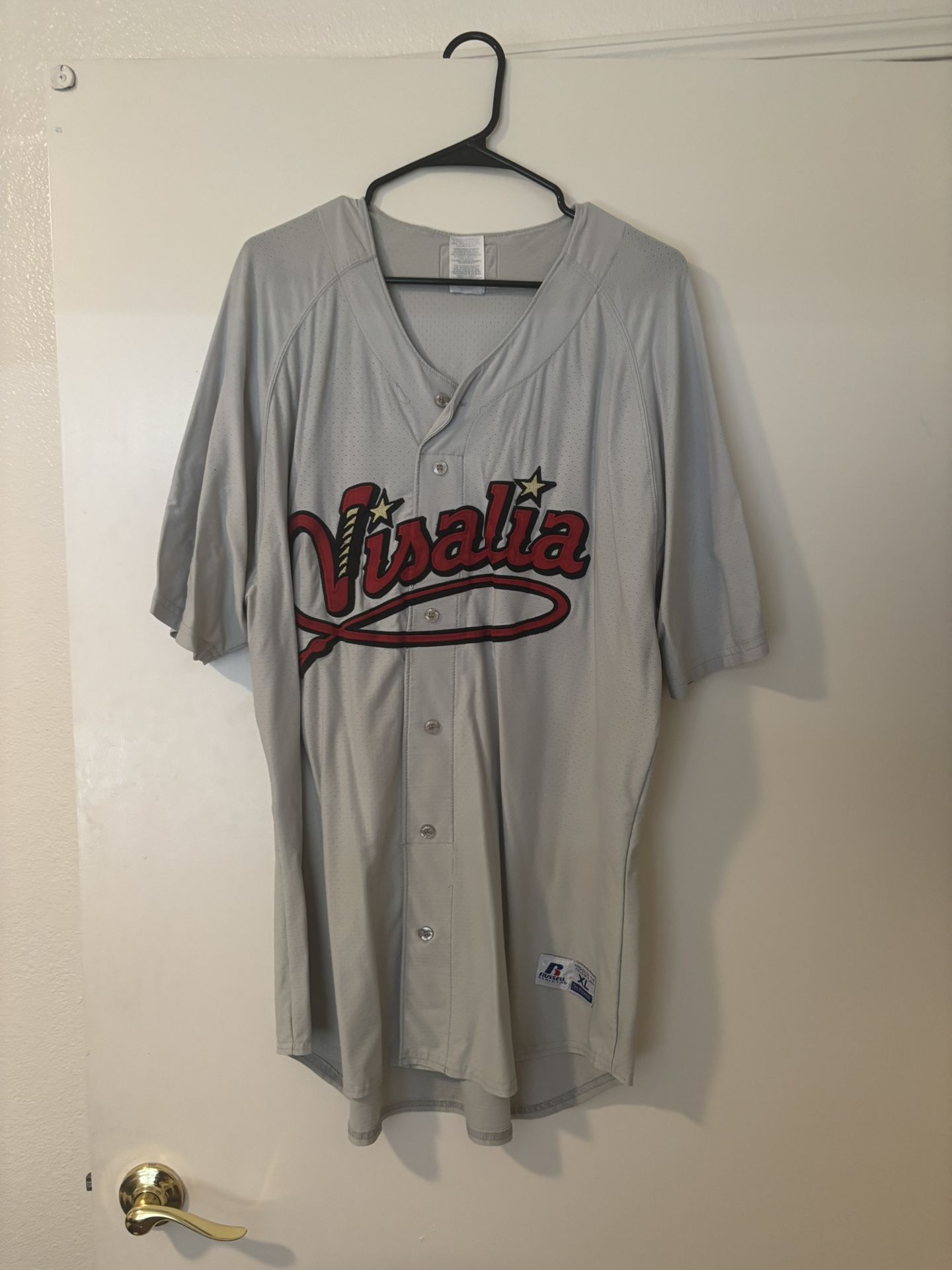 Visalia Rawhide Game Used Jersey Authentic XL