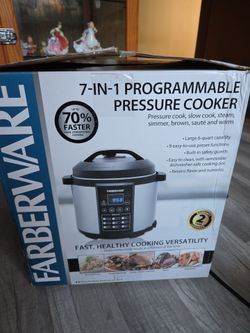 Farberware 7-in-1 Programmable Pressure Cooker 6Qt
