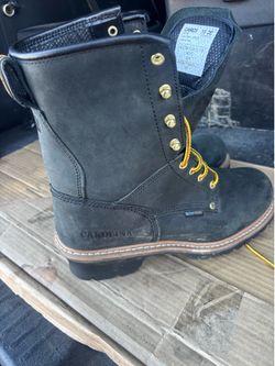 Steel toe boots
