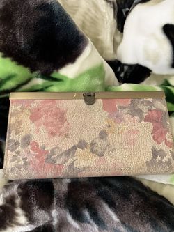 Nice Floral Wallet. Space To Store Cards And Coins. 