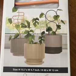 New 3 small plant trellises