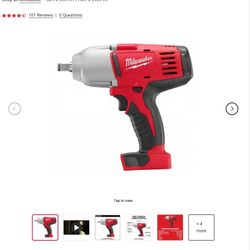 1/2 Milwaukee Impact Battery Powered 