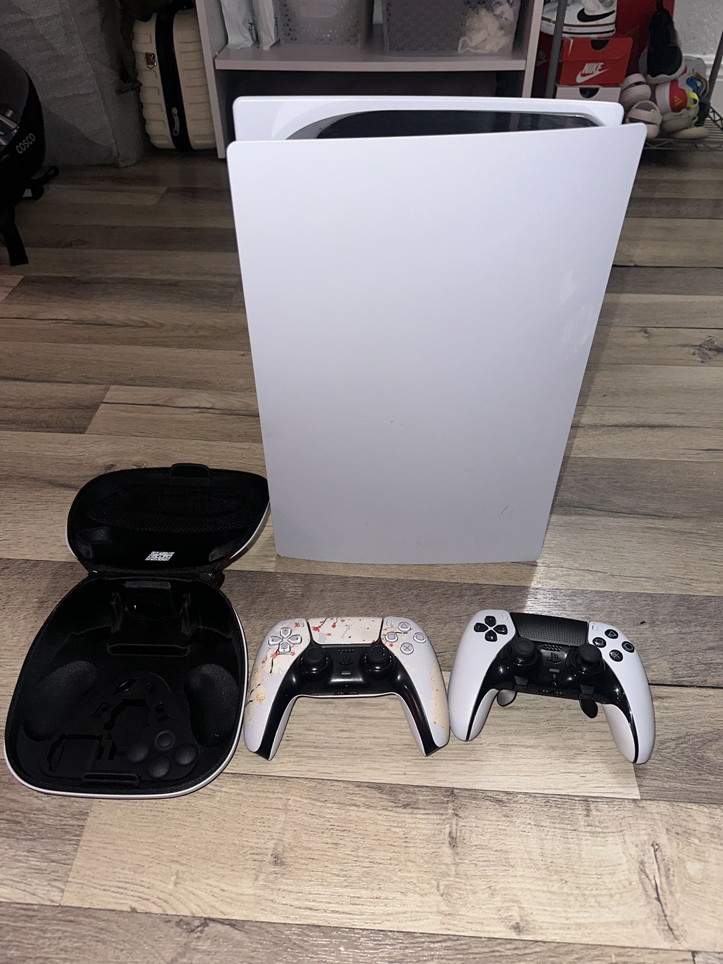 Ps5 Digital Version, 2 Controllers One Pro Controller Cables Included