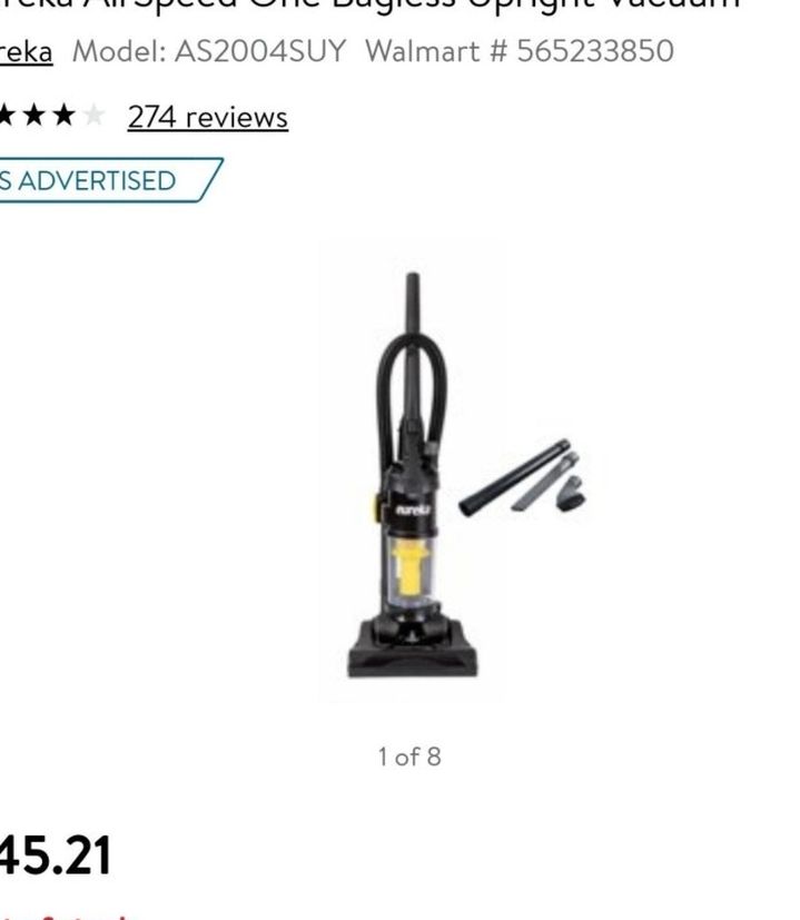 Vacuum Eureka Carpet cleaner