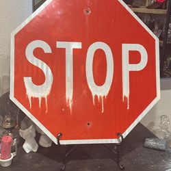 Vintage STOP sign