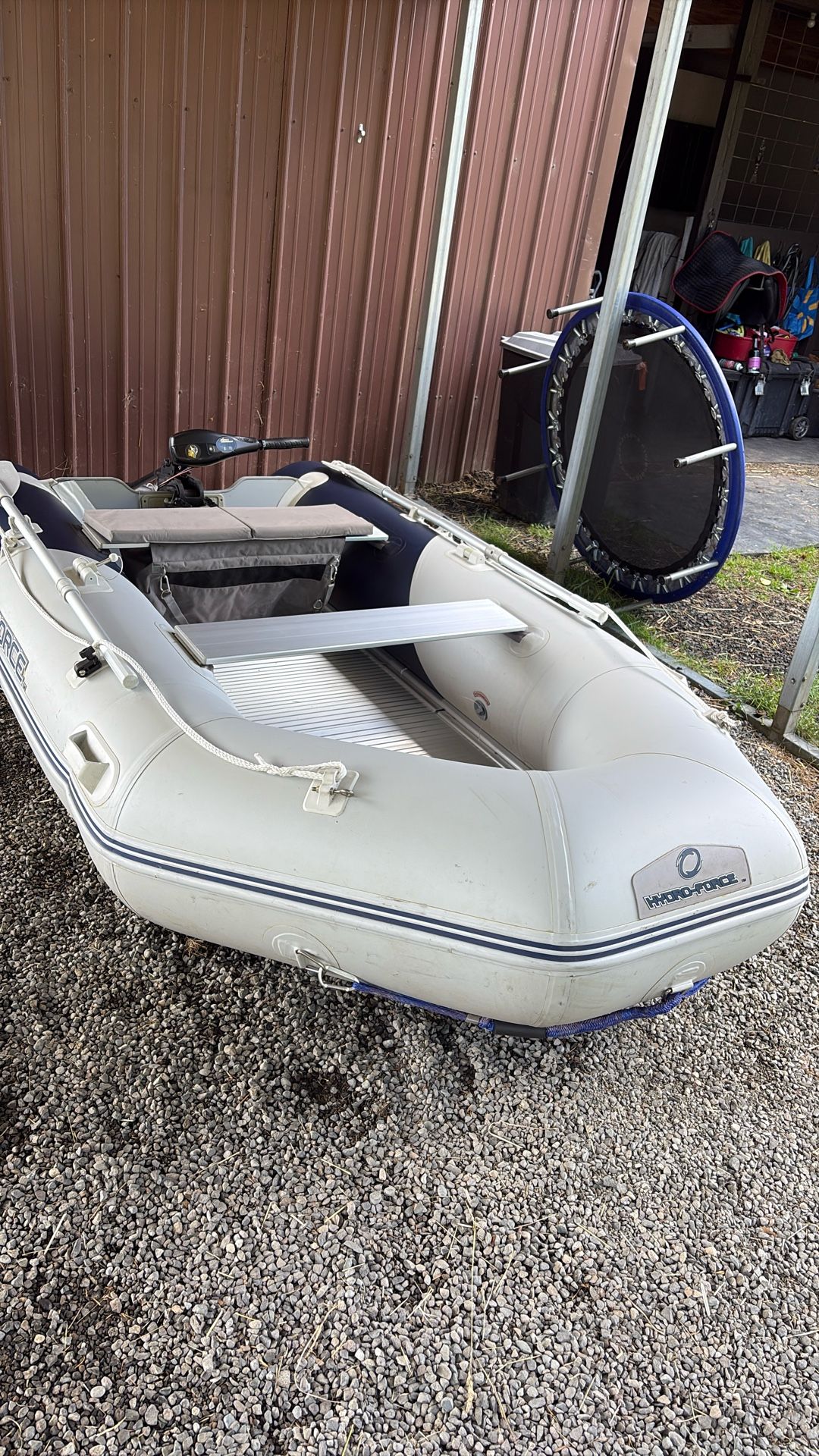 Dinghy Boat W/trolling Motor 50lbs +batery