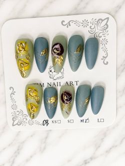 ✨ Handmade Luxury Press-On Nails | $15 | Buy 2 Get $3 Off ✨