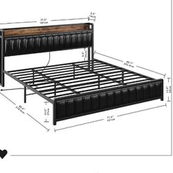 King Iron Bed Frame