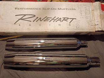 Harley-Davidson Rinhart racing exhaust pipe