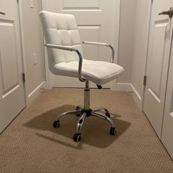 Modern White Desk Chair 