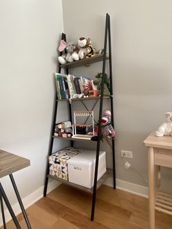 Steel Ladder Bookcase
