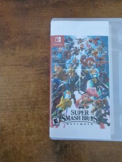 Nintendo switch game super smash bros