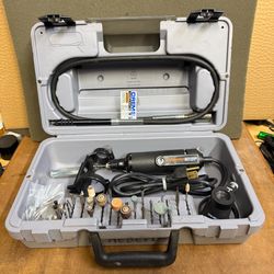DREMEL 380-5 MOTO TOOL WITH WAND AND ACCESSORIES, VARIABLE SPEED