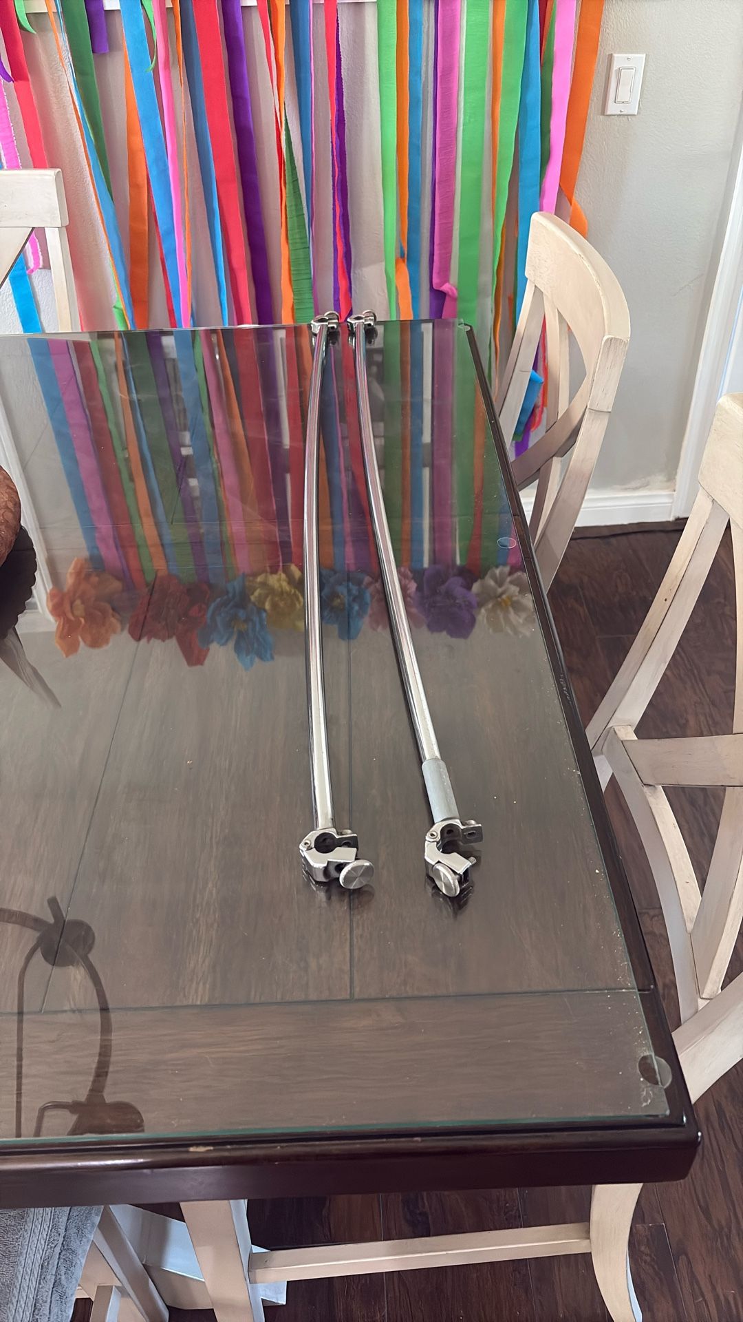 W123 Mercedes Roof Rack Cross Bars