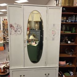 Beautiful Newly Refinished Vintage Armoire 