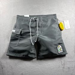 Kanvas by Katin Waterman Trunk Men’s Boys 30 Gray Swim Board Heritage NWT #10A