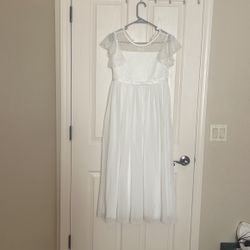 Dresses white 12-13 Y