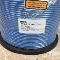 Category Cable - Cat 6A. Belden