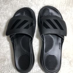 Adidas Bounce Black Slide Sandal Men’s Size 9