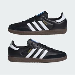 adidas Samba OG Shoes - Black/ White - Size 10