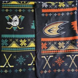 Ducks Dual  Christmas Logo Blanket