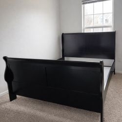 black bedroom set.