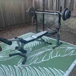 Bench and Weights