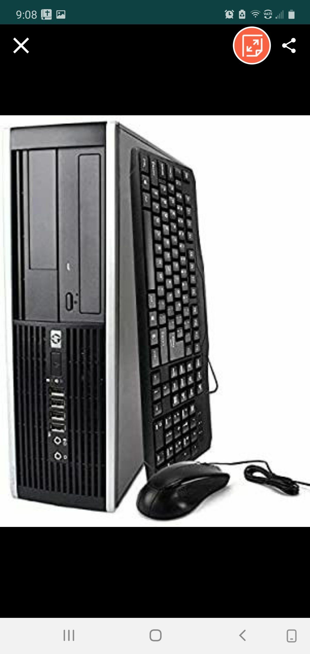 HP Elite 6300 SFF Business Computer, Intel Quad-Core i7-3770 up to 3.9Ghz CPU, 8GB RAM, 160hd, DVD, USB 3.0, Windows 10 Professional