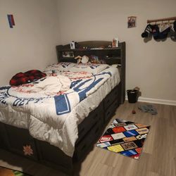 Full Captains Bed With Storage And Drawers