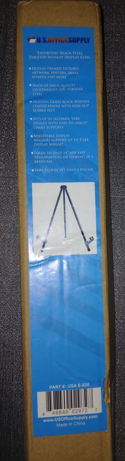 Table Top  14" Medal Easel ( Black) 