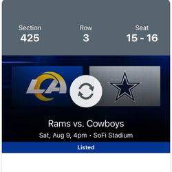 Rams Vs Cowboys