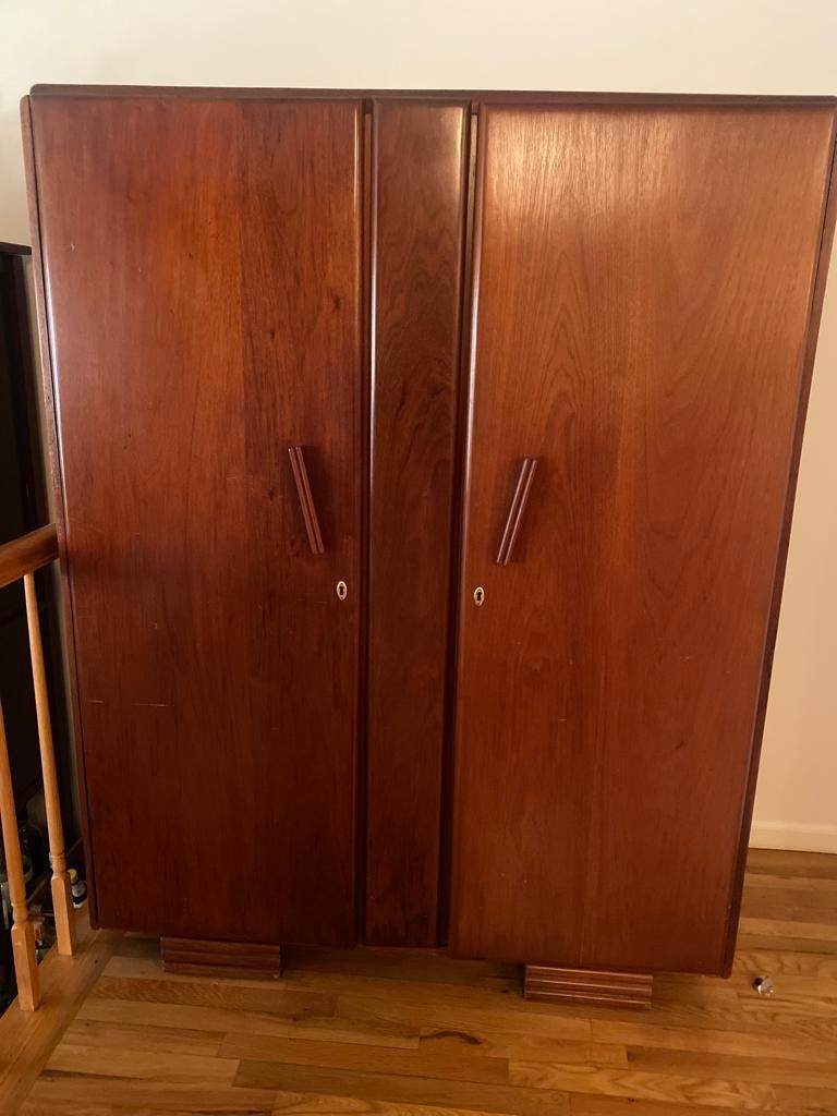 Vintage Art Deco Armoire