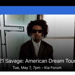 21 Savage-American  Dream Tour