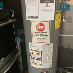 New Water Heater Rheem Gas 40 Gal