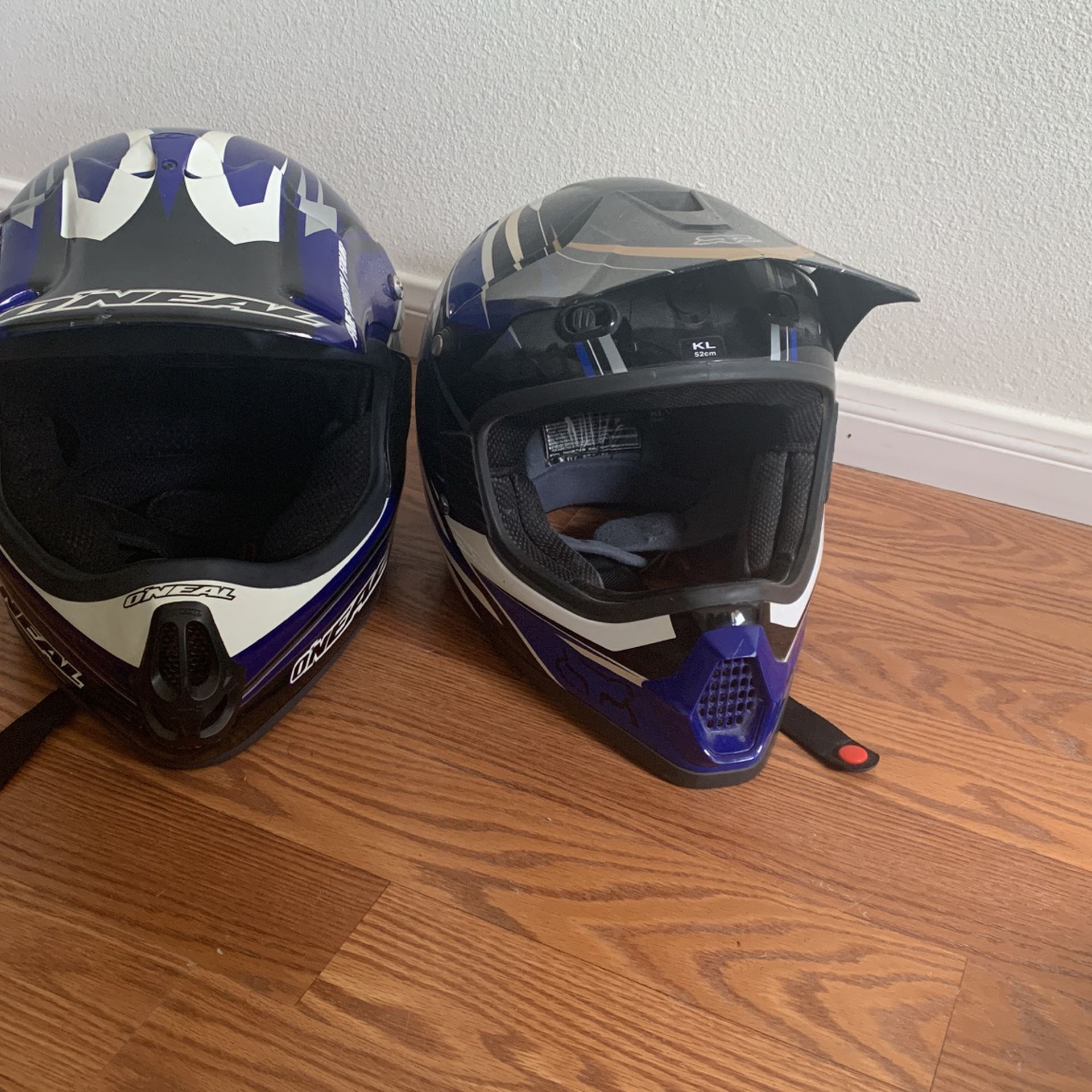2  Youth Race helmets