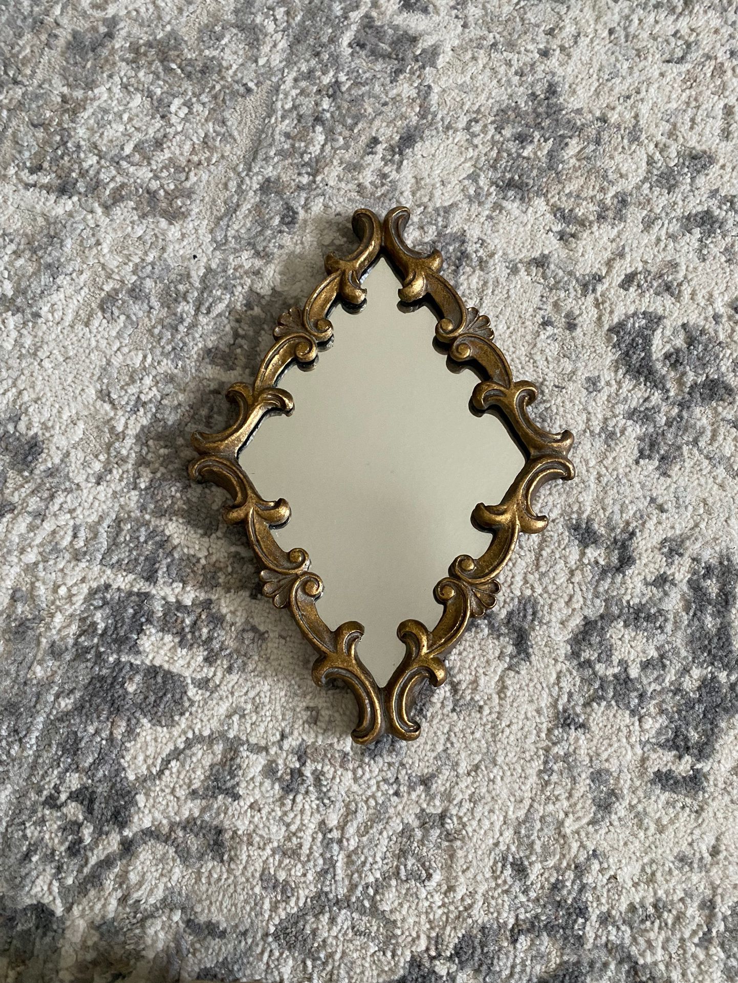 Antique Gold Ornate Mirror 