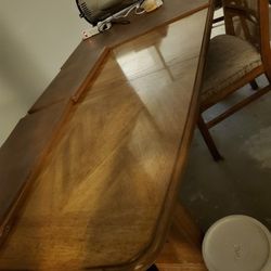 Dining Table And Hutch