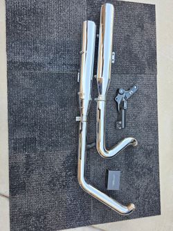 OEM HARLEY DAVIDSON FATBOY EXHAUST WITH TUNER MILWAUKEE 8 114 $250