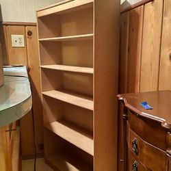 Wood Excellent Condition Shelving ≈ 6ft Tall
