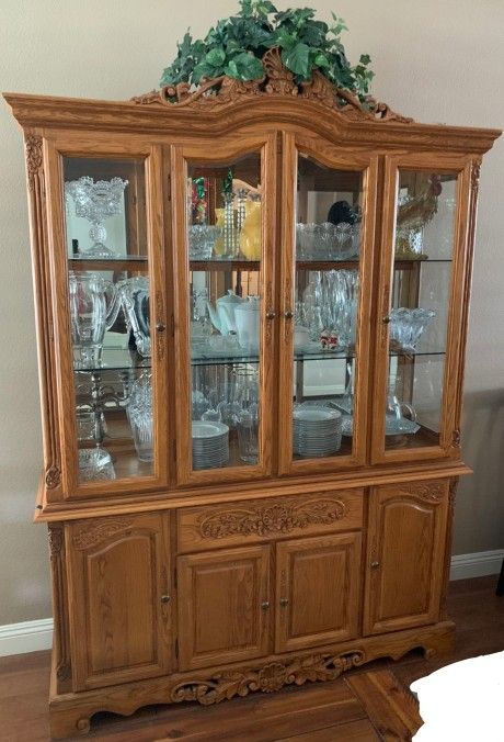 Oak China Cabinet