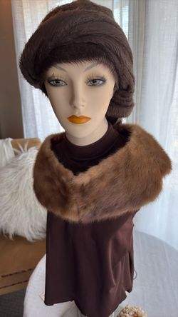 Real mink color, vintage, perfect lining