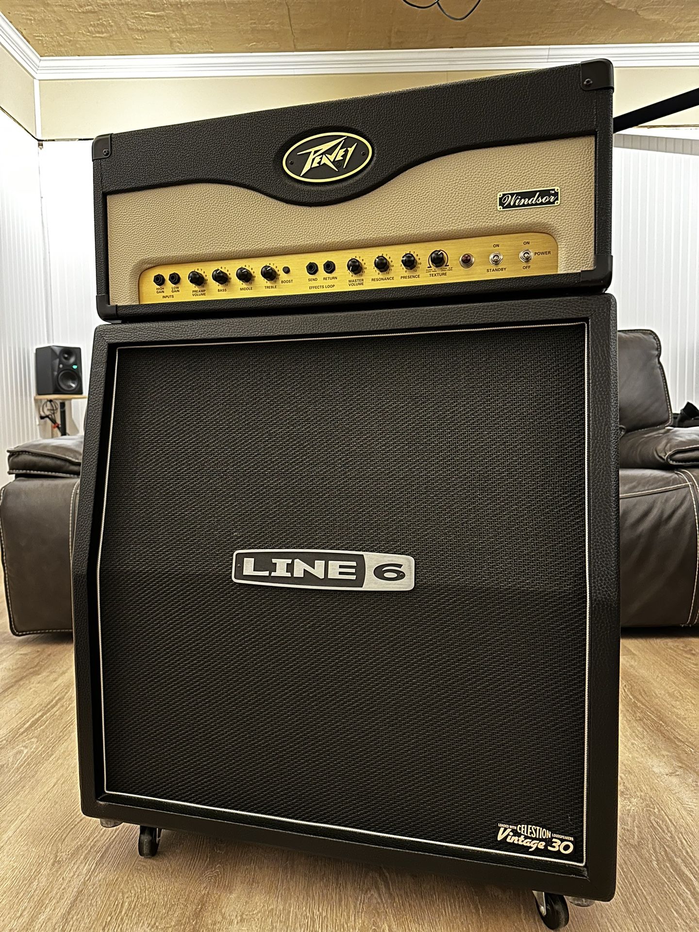 Half Stack Guitar Amp Peavey Line 6
