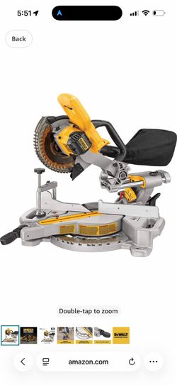 DeWalt 7-1/4" 20V Cordless Sliding Compound Miter Saw  DCS361B