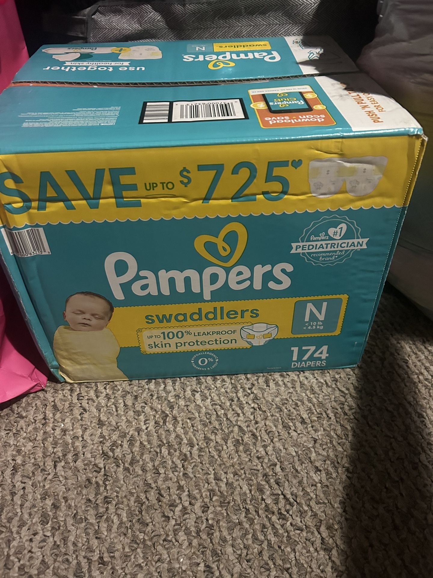 Newborn Pampers 174 Ct