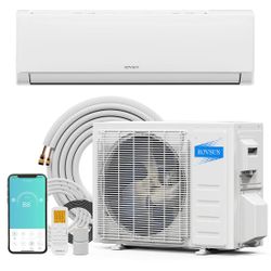 NEW ROVSUN 12000 BTU Mini Split AC/Heat Pump (21 SEER2, 230V) - Complete 16ft Kit