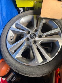 17" Wheel Rim Tire 10 Spoke Set of 4 OEM 225/45R17