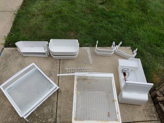 Refrigerator Interior Parts Lot
