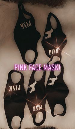 Vs pink face mask